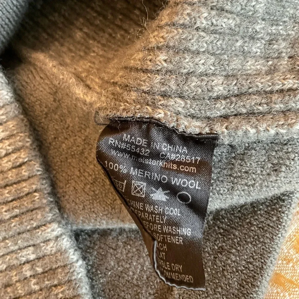 Meister Metro Collection Quarter Zip Sweater